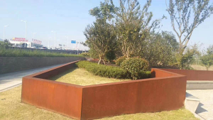 金川耐候钢挡土墙